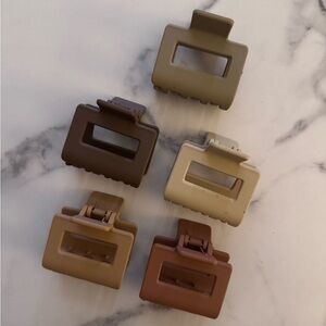 Mini Hair Clips NWOT